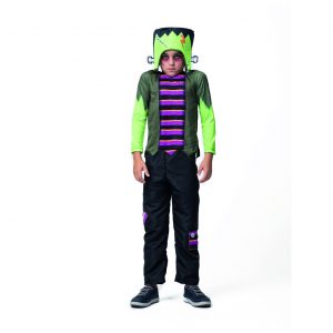 Fantasia Franknstein Infantil Halloween Menino Monstro Verde