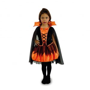 Fantasia Halloween Infantil Menina Bruxinha de Luxo Com Tiara e